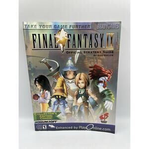 Final Fantasy IX BradyGames Strategy Guide Collector's Edition PS1 Squaresoft